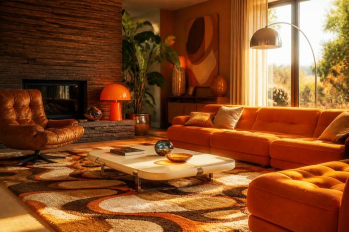 Année 70 design : idées et inspirations pour une décoration rétro